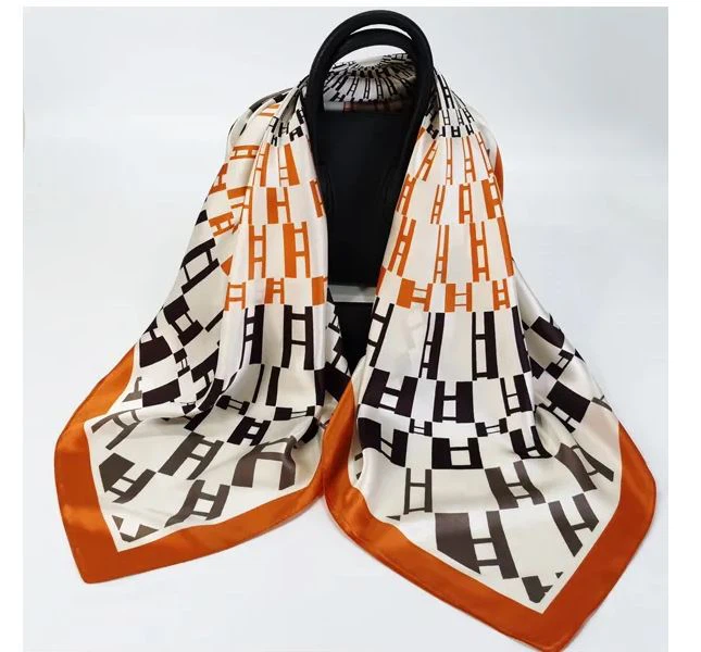 100% Silk Print Scarf